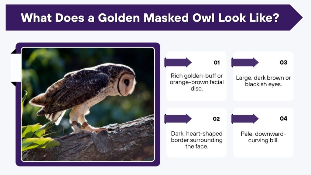 What Does a Golden Masked Owl Look Like?