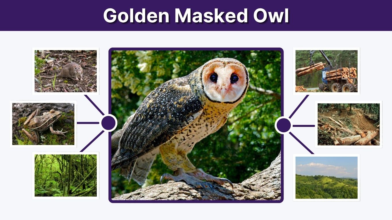 Golden Masked Owl: Classification, Habitat, Diet and Facts