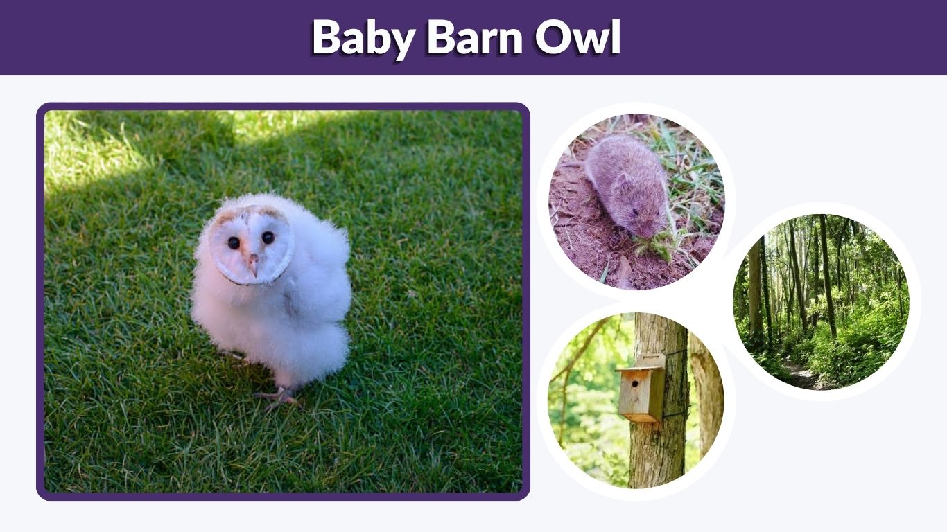 Baby Barn Owl: Growth, Diet, Sounds, Size & Facts