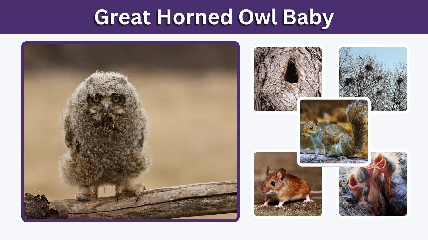 Great Horned Owl Baby: Growth, Diet, Sounds, and Nesting