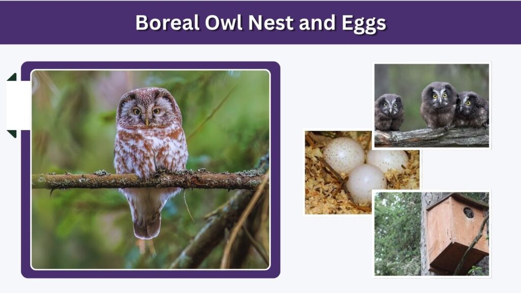 Boreal Owl Nest and Eggs