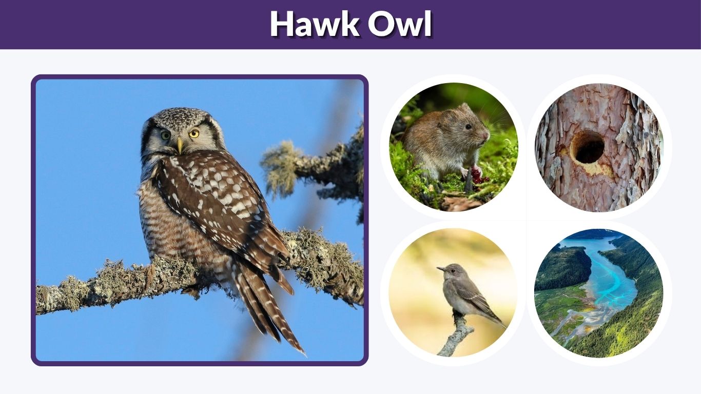 Hawk Owl: Habitat, Diet, Size, Call & Interesting Facts